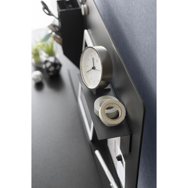 【tower】マグネット棚 タワー スチールパネル対応 ブラック