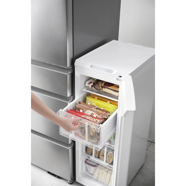 【tower】冷凍庫中仕切り調節収納スタンド タワー W27 ホワイト