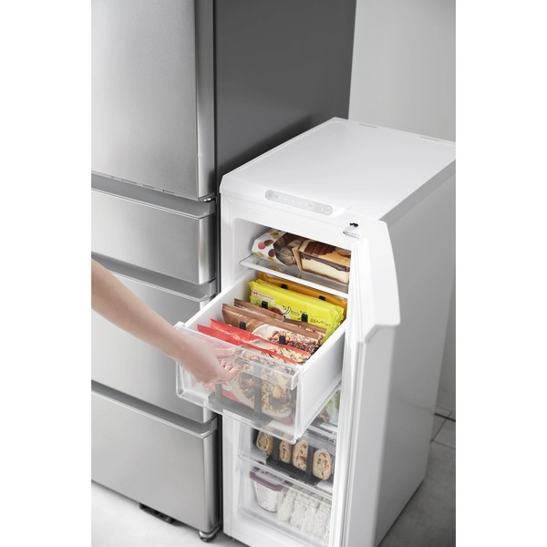 【tower】冷凍庫中仕切り調節収納スタンド タワー W27 ブラック