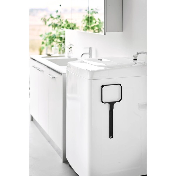 【tower】マグネット浴槽&洗濯槽ゴミ取りネットホルダー タワー ブラック