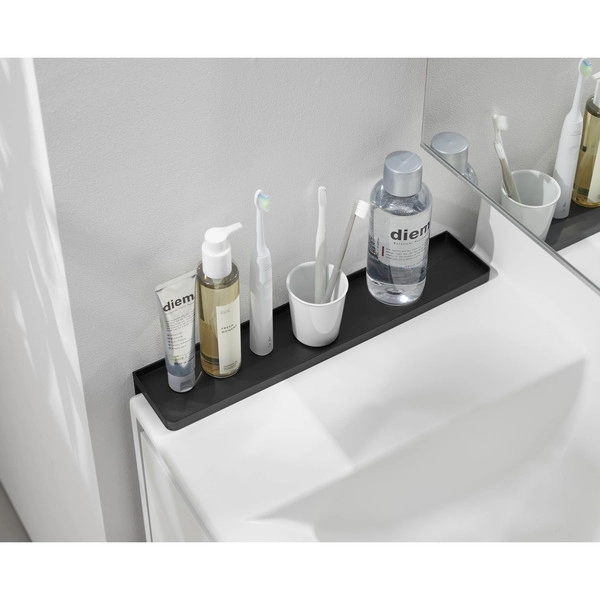 【tower】洗面台横隙間トレー タワー ブラック