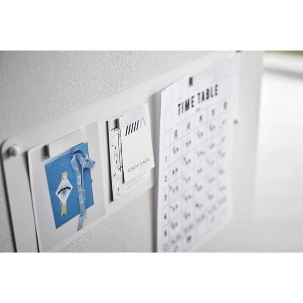 【tower】ウォールプリントスチールパネル タワー S 石こうボード壁対応 ホワイト