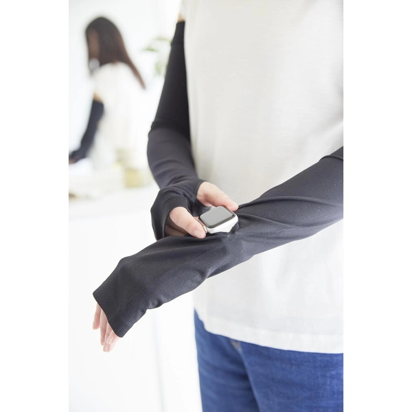 【tower】リバーシブルで使えるアームカバー タワー ブラック