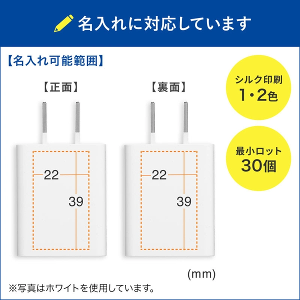 USB充電器 (1A・ブラック) ACA-IP86BK