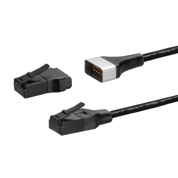 ブレイクアウェイCAT6A LANケーブル(マグネット、スリム) KB-SL6ABA-01BK