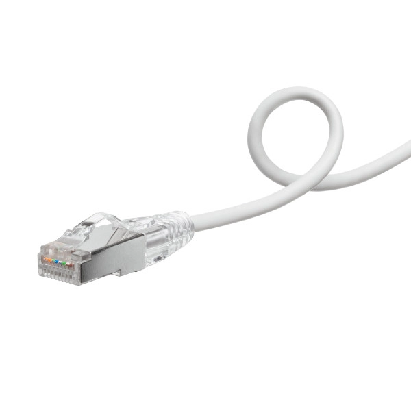 カテゴリ7LANケーブル(スリム、やわらか、ツメ折れ防止コネクタ) ホワイト KB-SL7YS-05W