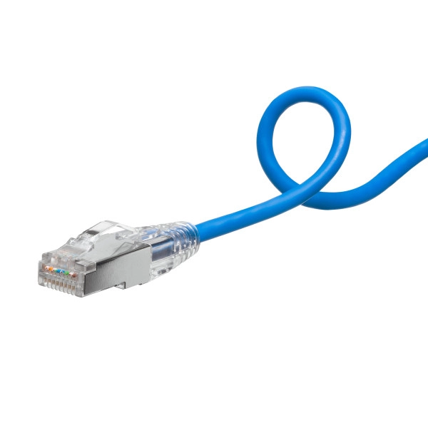 カテゴリ7LANケーブル(スリム、やわらか、ツメ折れ防止コネクタ) ブルー KB-SL7YS-15BL