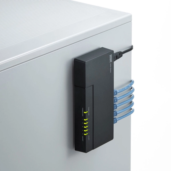 ギガビット対応 スイッチングハブ(5ポート・マグネット付き) LAN-GIGAP502BK