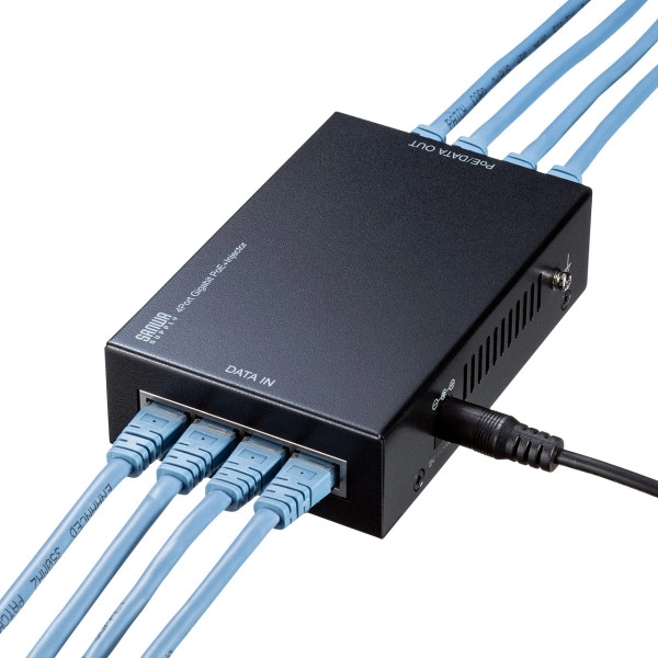 PoEインジェクター(4ポート対応) LAN-GIHINJ3