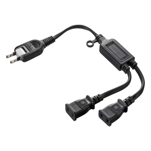 ACアダプタ専用電源延長コード ブラック TAP-EX2BKN