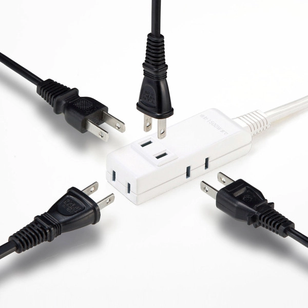 マイクロタップ 4個口 0.5m ホワイト TAP-M805W