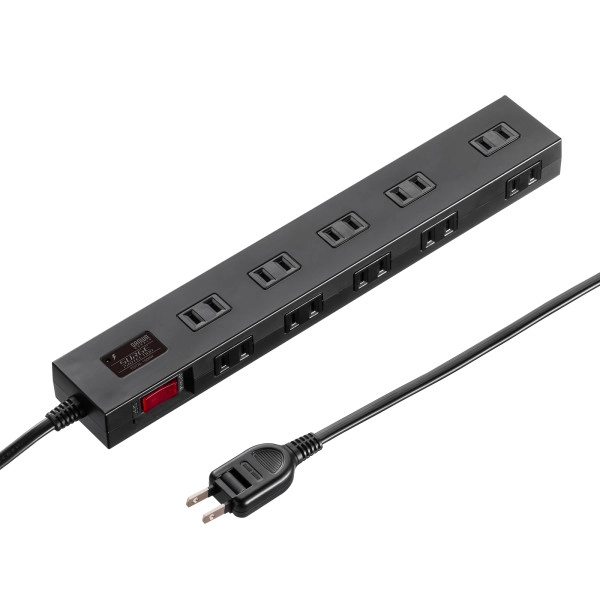 雷ガードタップ 1m ブラック TAP-SP2110N-1BK