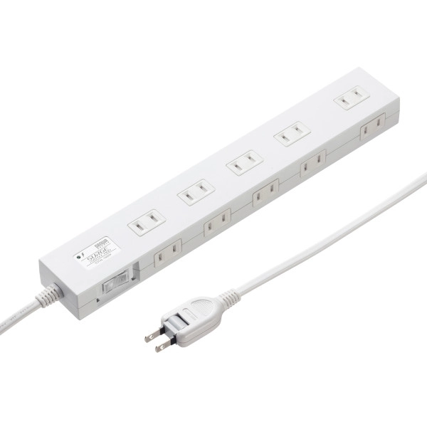 雷ガードタップ 3m ホワイト TAP-SP2110N-3W