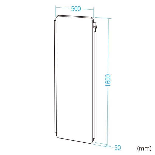 パーティションブース増結用パネル（H1600・濃いグレー） SPT-PB002PN