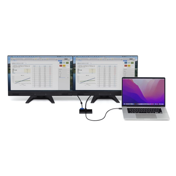 USB Type-Cマルチ変換アダプタ AD-ALCMHV2BK