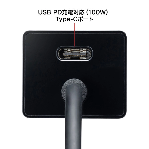 USB Type-C ギガビットLANアダプタ（USBハブ付） USB-3TCH33BK