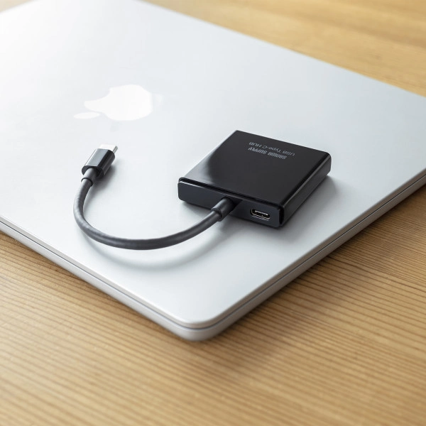 USB Type-C　ハブ（C×2） USB-3TCP12BK