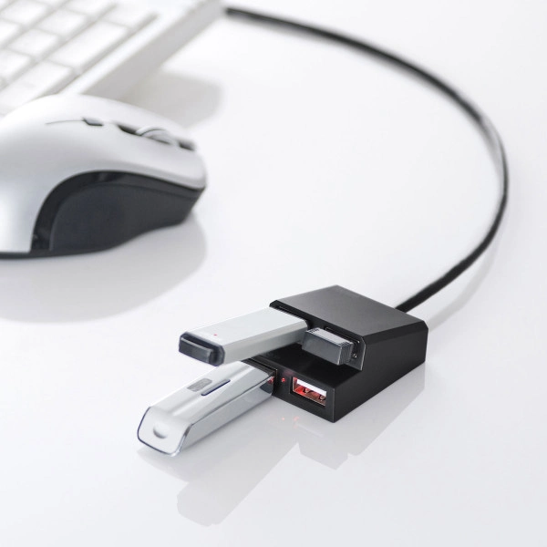 USB3.2Gen1+USB2.0コンボハブ USB-3H413BKN