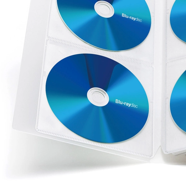 ブルーレイディスク対応ファイルケース（104枚収納・クリア） FCD-FLBD104CL