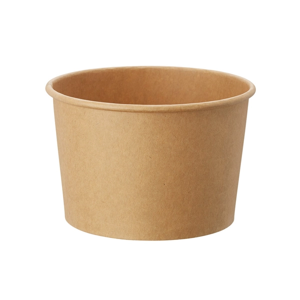 【HEIKO】製菓資材 アイスカップ 16オンス(480ml) 115-480 クラフト 25個×20 (500個)