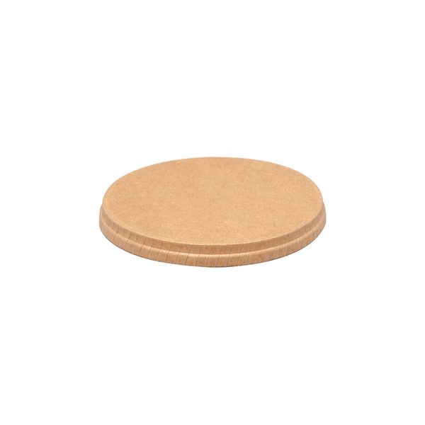 【HEIKO】製菓資材 アイスカップ用 紙蓋 口径115mm用 クラフト 50個