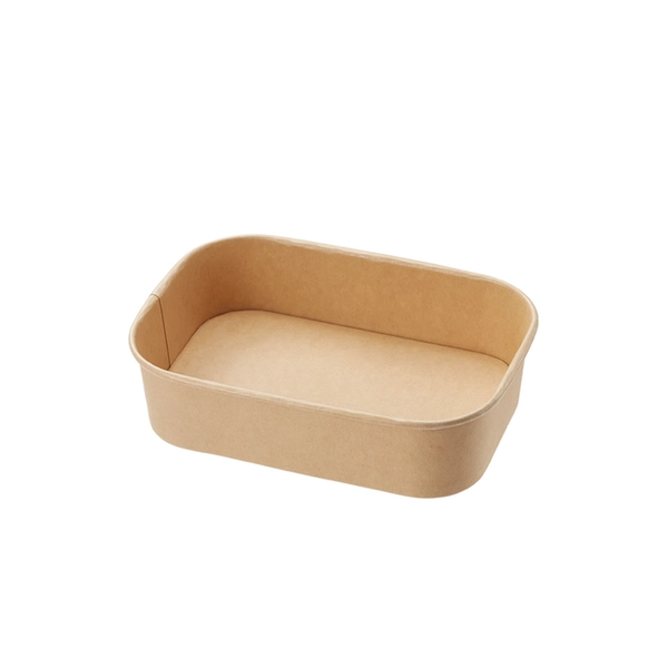 【HEIKO】食品容器 未晒フードカップPP 長角 500ml 25個
