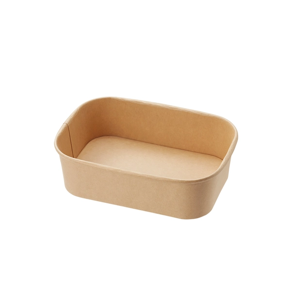 【HEIKO】食品容器 未晒フードカップPP 長角 650ml 25個