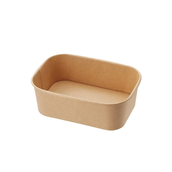 【HEIKO】食品容器 未晒フードカップPP 長角 750ml 25個