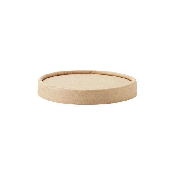 【HEIKO】食品容器 未晒フードカップ 深型用 紙蓋 口径96mm 460ml用 25個×20 (500個)