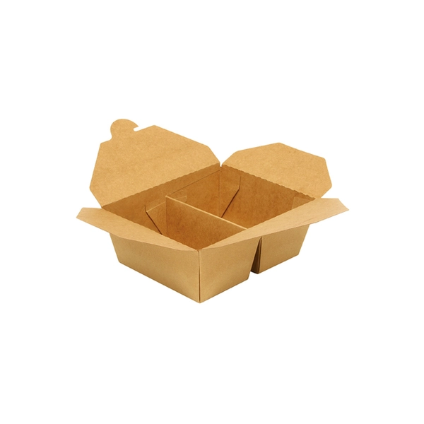 【HEIKO】食品容器 ペーパーランチBOX用 2仕切り 17-14用 50枚