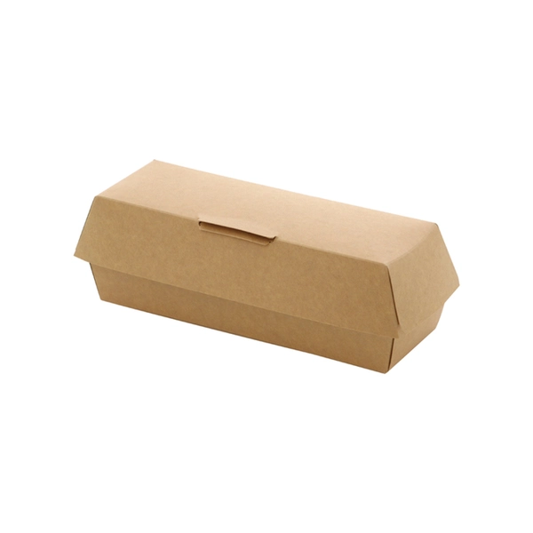 【HEIKO】食品容器 クラフトフードパック ホットドッグ 50枚×6 (300枚)