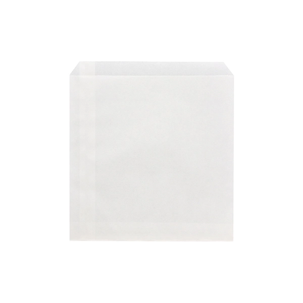 【HEIKO】NF(ノンフッ素)耐油平袋 中 白無地 100枚×40 (4000枚)