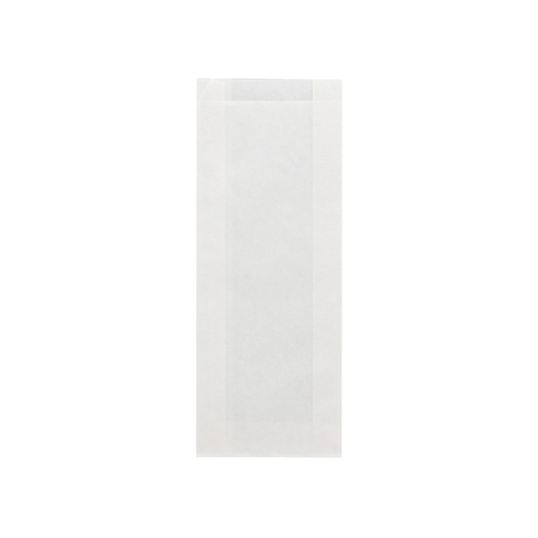 【HEIKO】NF(ノンフッ素)耐油ガゼットパック ロング 白無地 100枚