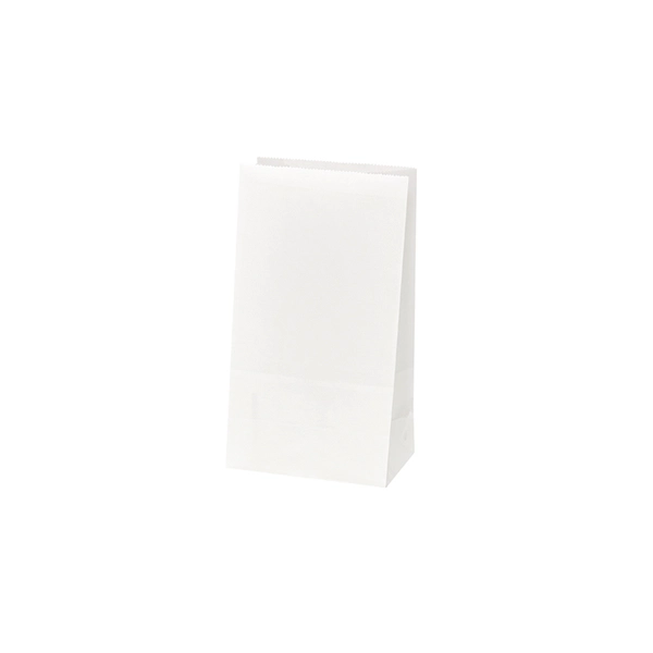 【HEIKO】NF(ノンフッ素)耐油角底袋 No.4 白無地 100枚×20 (2000枚)