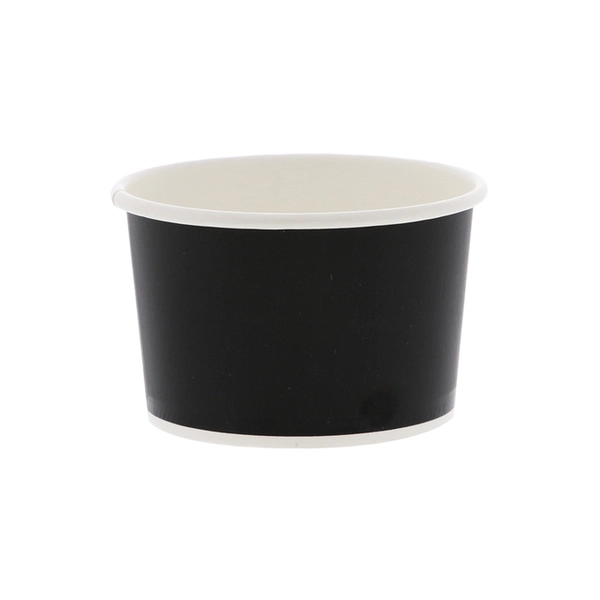 【HEIKO】製菓資材 アイスカップ 86-200 晒黒 50個×20 (1000個)