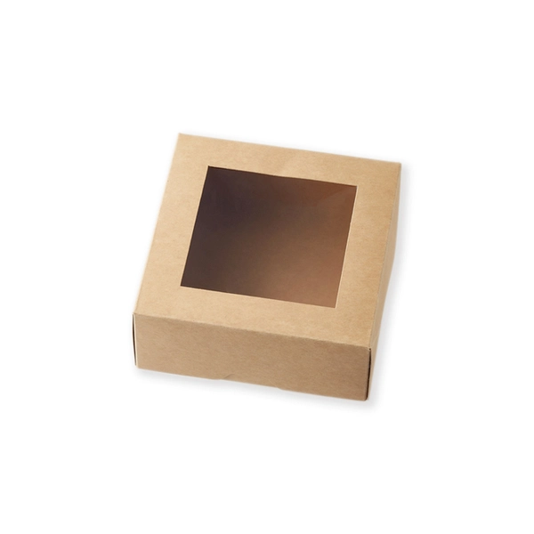 【HEIKO】窓付きランチボックス 13-13 未晒無地 10枚