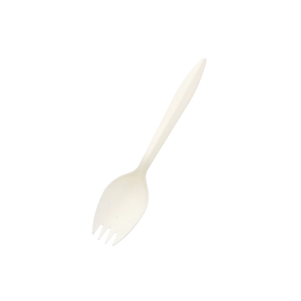 【SWAN】惣菜用フォークスプーン バイオ入 140mm 単袋 100本