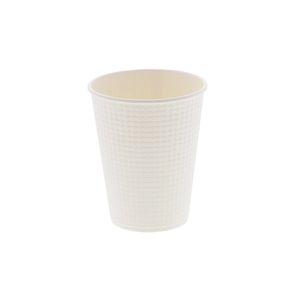 【HEIKO】紙コップ エンボスカップ 8オンス 口径80mm ホワイト 50個×20 (1000個)