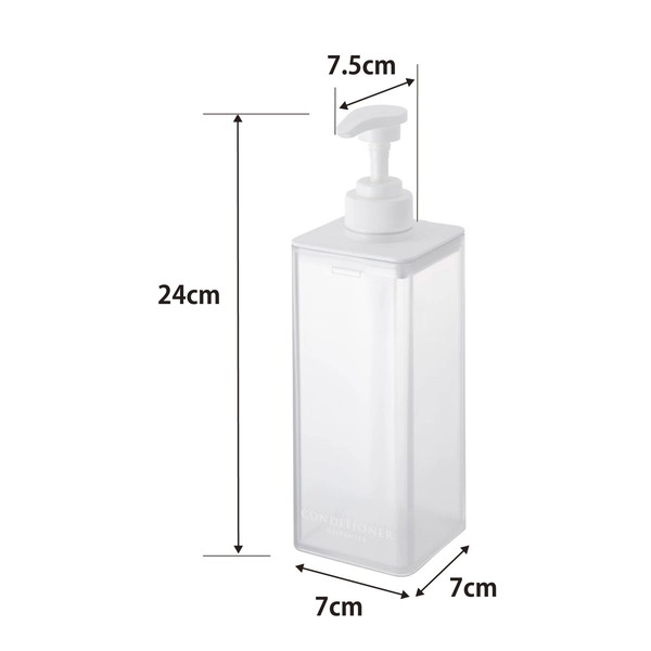 【MIST】たっぷり洗剤が出るディスペンサー ミスト コンディショナー ホワイト