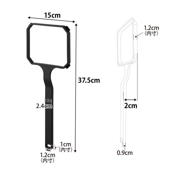 【tower】マグネット浴槽&洗濯槽ゴミ取りネットホルダー タワー ブラック