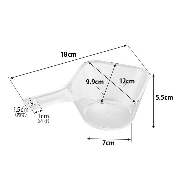 【tower】電子レンジ対応洗いやすいハンドル付き下ごしらえボウル タワー S クリア