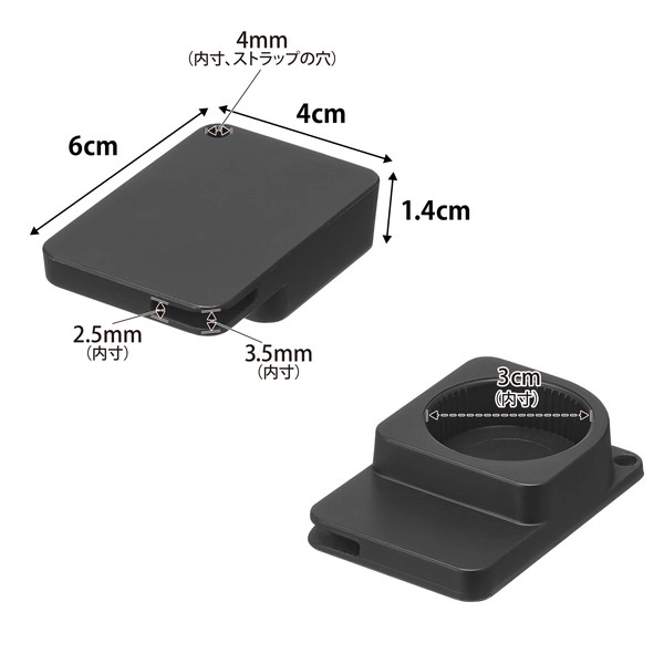 【tower】持ち運べるキャップ・プルタブオープナー タワー ブラック