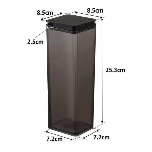 【tower】水はね防止フィルター付き両方から注げる冷水筒 タワー ブラック