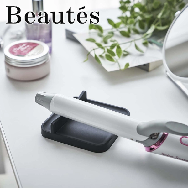 【Beautes】ヘアーアイロントレー ボーテス ブラック