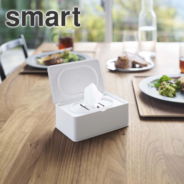 【smart】ウェットティッシュケース スマート ホワイト