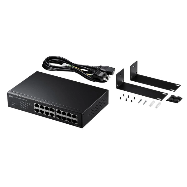 Giga対応スイッチングハブ(16ポート) ループ検知機能つき LAN-GIGAH16L