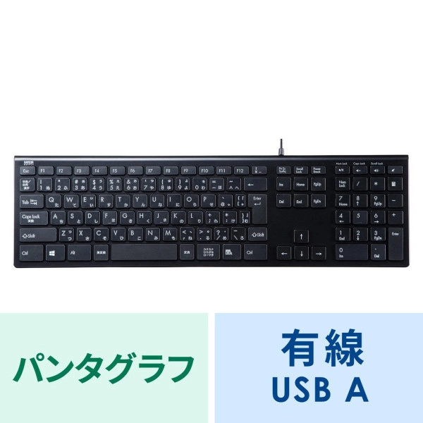 USBスリムキーボード SKB-SL33BK