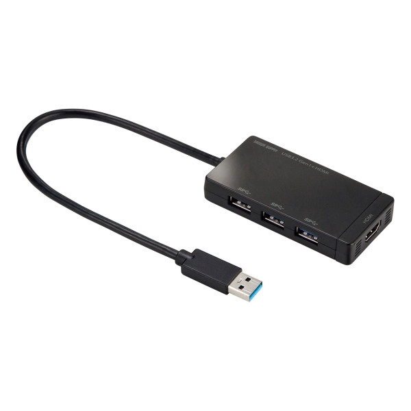 USBハブ(USB3.2 Gen1・HDMI) USB-3H332BK