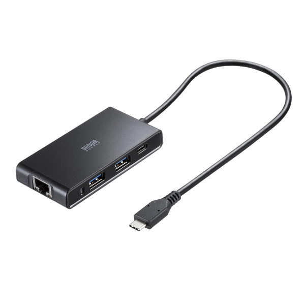 USB Type-Cハブ付き 2.5ギガビットLANアダプタ（USB Type-C接続） USB-3TCLS8BK