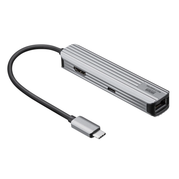 USB Type-Cマルチ変換アダプタ（HDMI＋LAN付・ケーブル15cm） USB-3TCHLP7S